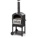 Create pizzeria-quality pizzas at home with the Professional Powder Coated Pizza Oven.