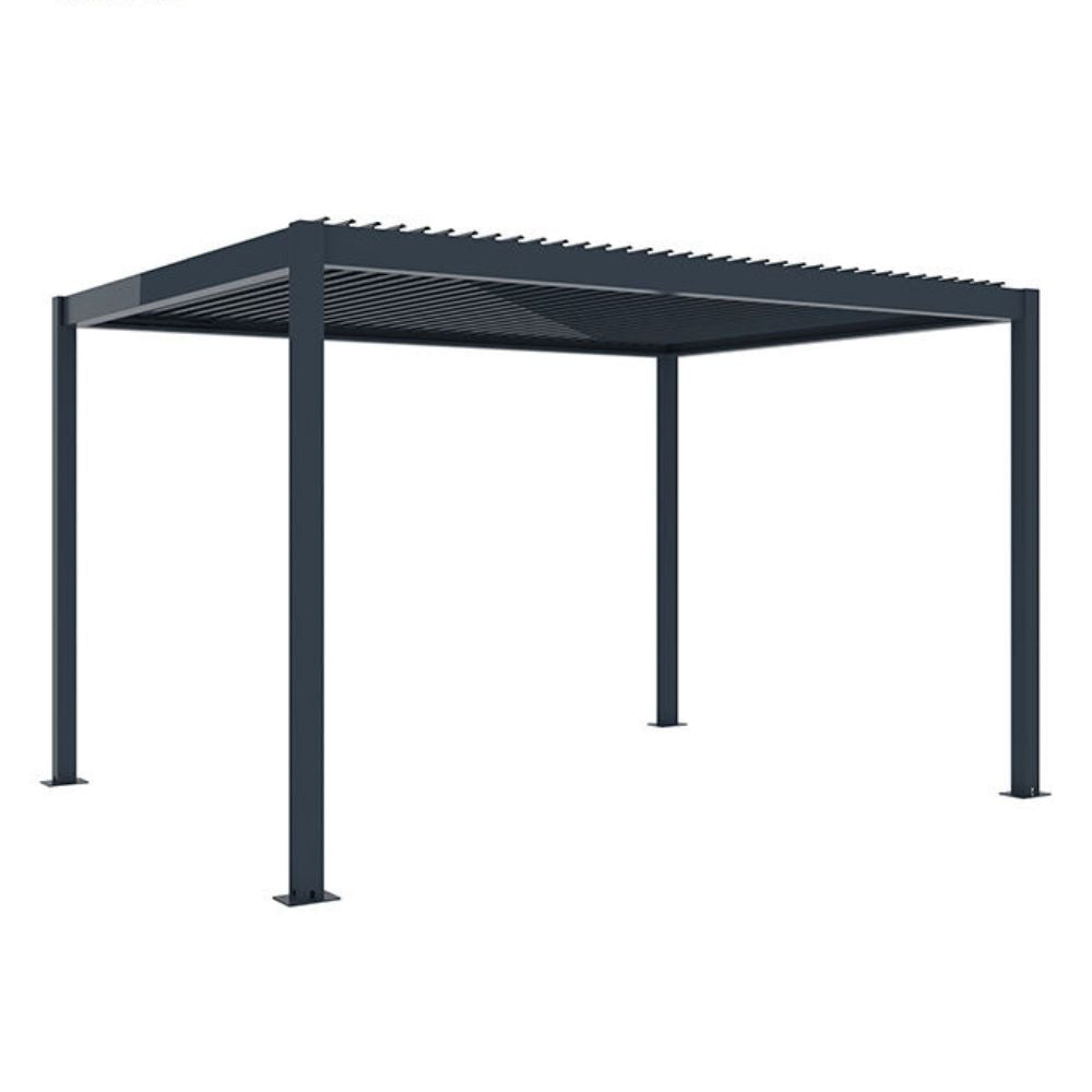 Modern Garden Outdoor Aluminum Louvered Pavilion